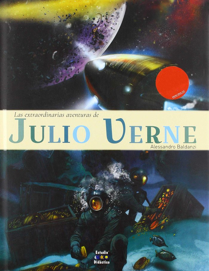 LAS EXTRAORDINARIAS AVENTURAS DE JULIO VERNE, de BALDANZI, ALESSANDRO | portada del libro