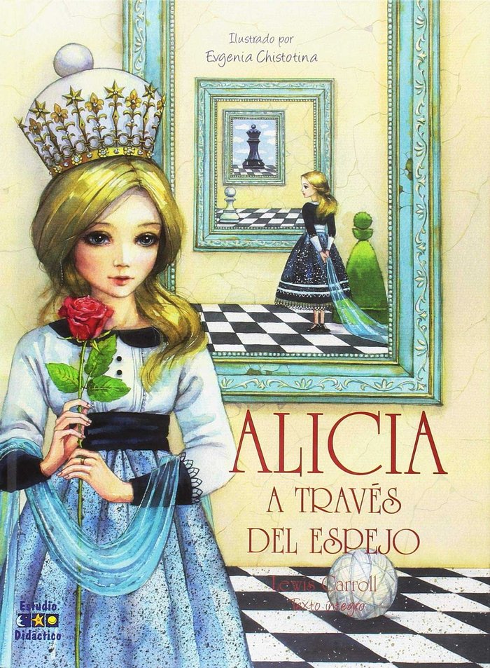 ALICIA A TRAVÉS DEL ESPEJO, de CARROLL, LEWIS | portada del libro