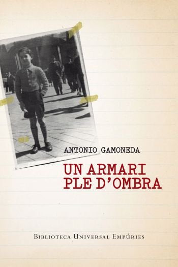 Un armari ple d'ombra, de Gamoneda | portada del libro