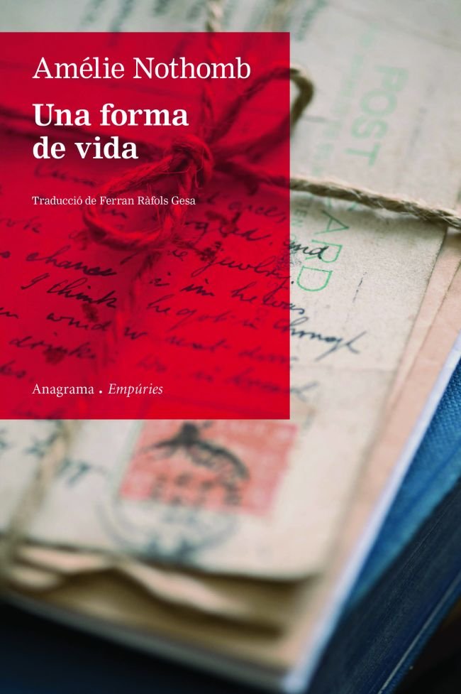 Una forma de vida, de Nothomb | portada del libro
