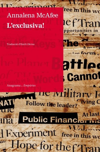 L'exclusiva, de Mcafee | portada del libro
