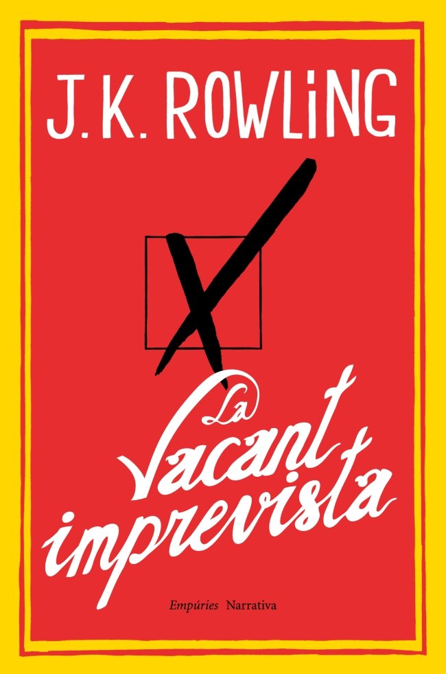 La vacant imprevista, de Rowling | portada del libro
