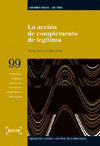 La acción de complemento de la legítima, de María Dolores Codina Rossá | portada del libro