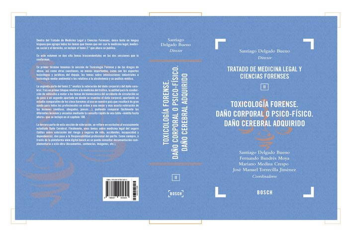 Toxicología forense. Daño corporal o psico-físico. Daño corporal adquirido, de Varios autores | portada del libro