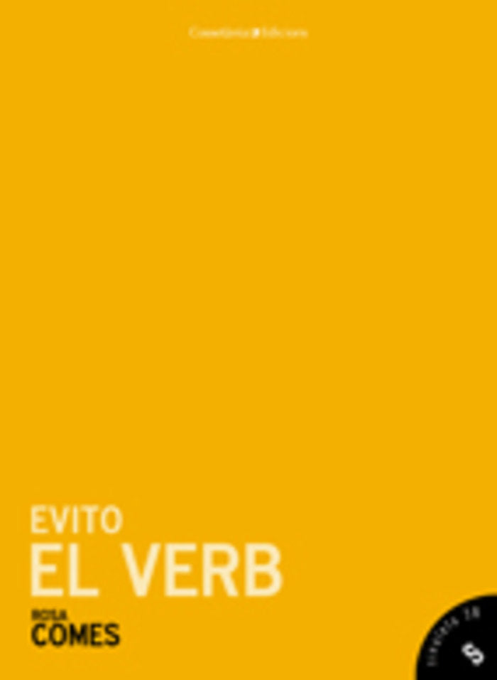 EVITO EL VERB, de COMES CASAS, ROSA | portada del libro