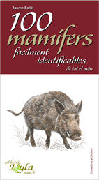 100 mamífers fàcilment identificables de tot el món, de Sañé i Pons, Jaume | portada del libro