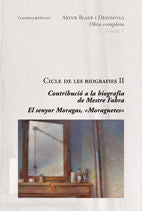 CICLE DE LES BIOGRAFIES II, de BLADE I DESUMVILA, ARTUR | portada del libro