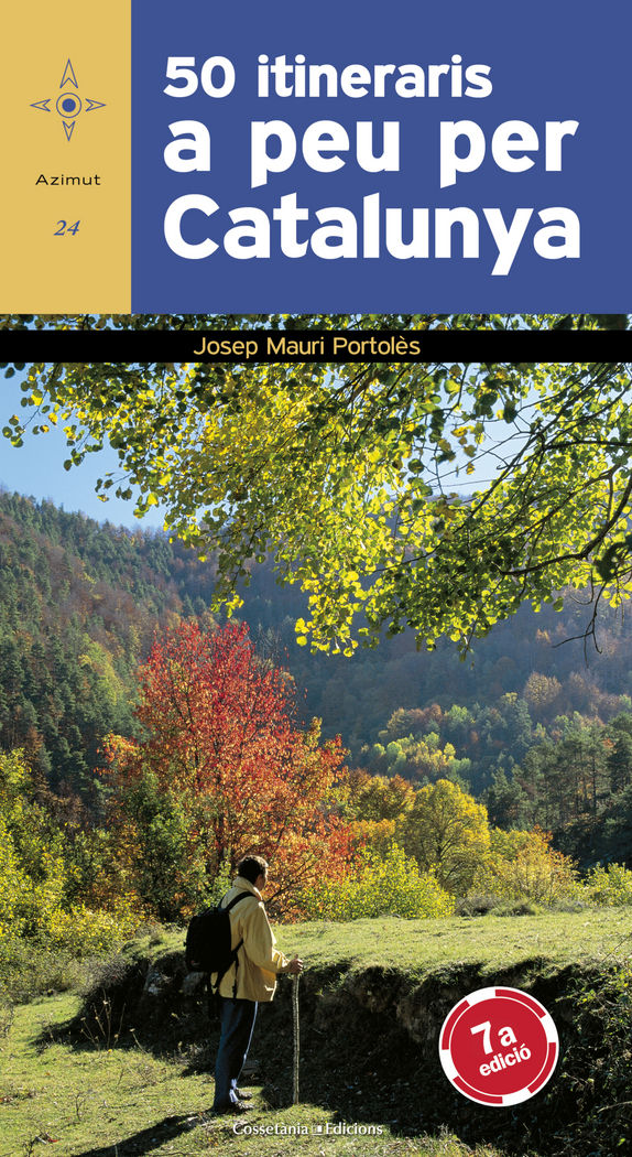 50 itineraris a peu per Catalunya, de MAURI I PORTOLÔS, JOSEP | portada del libro