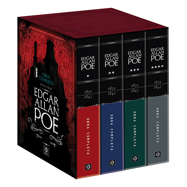 ESTUCHE EDGAR ALLAN POE OBRA COMPLETA 4 VOLUMENES, de ALLAN POE | portada del libro
