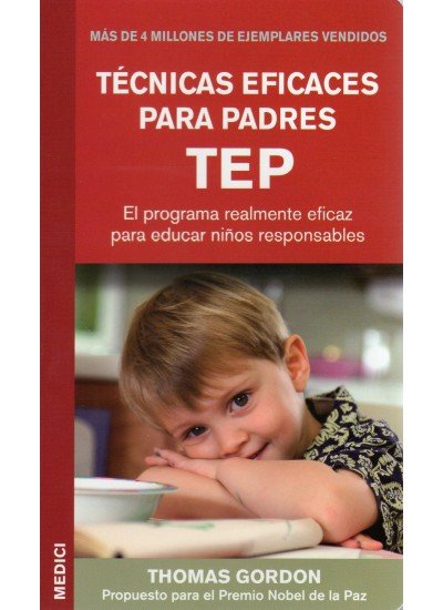 TECNICAS EFICACES PARA PADRES TEP, de GORDON | portada del libro