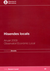 Hisendes locals: Anuari 2009. Observatori Econòmic Local | portada del libro