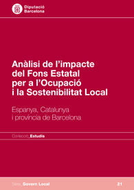 Anàlisi de l'impacte del Fons Estatal per a l'Ocupació i la Sostenibilitat Local: Espanya, Catalunya | portada del libro