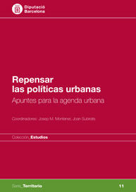 Repensar las políticas urbanas | portada del libro