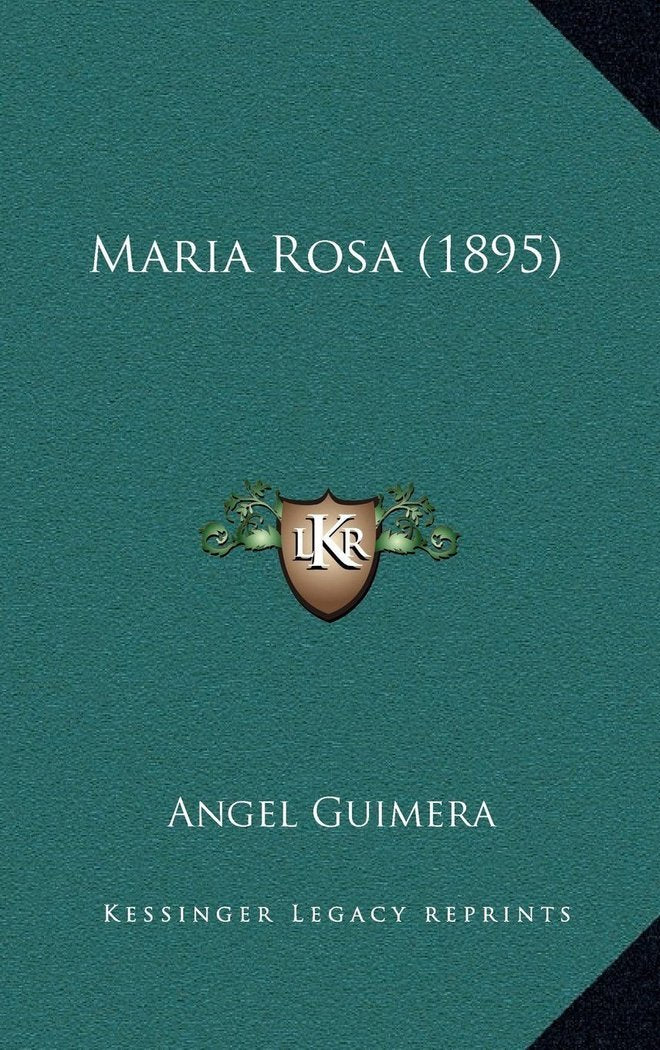 Maria Rosa, de Guimerà, Àngel | portada del libro