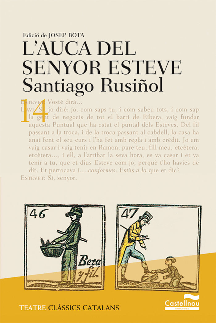 L'auca del senyor Esteve. Edició 2017, de Rusiñol, Santiago | portada del libro
