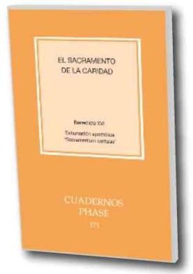 Sacramento de la Caridad, El, de Benedicto XVI | portada del libro