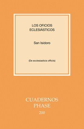 Oficios eclesiásticos, Los, de San Isidoro, Obispo de Sevilla | portada del libro