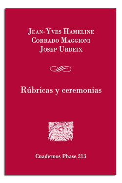 Rúbricas y ceremonias, de Hameline, Jean-Yves | portada del libro