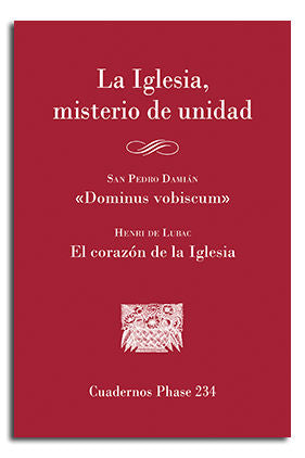La iglesia, misterio de unidad, de San Pedro Damián | portada del libro