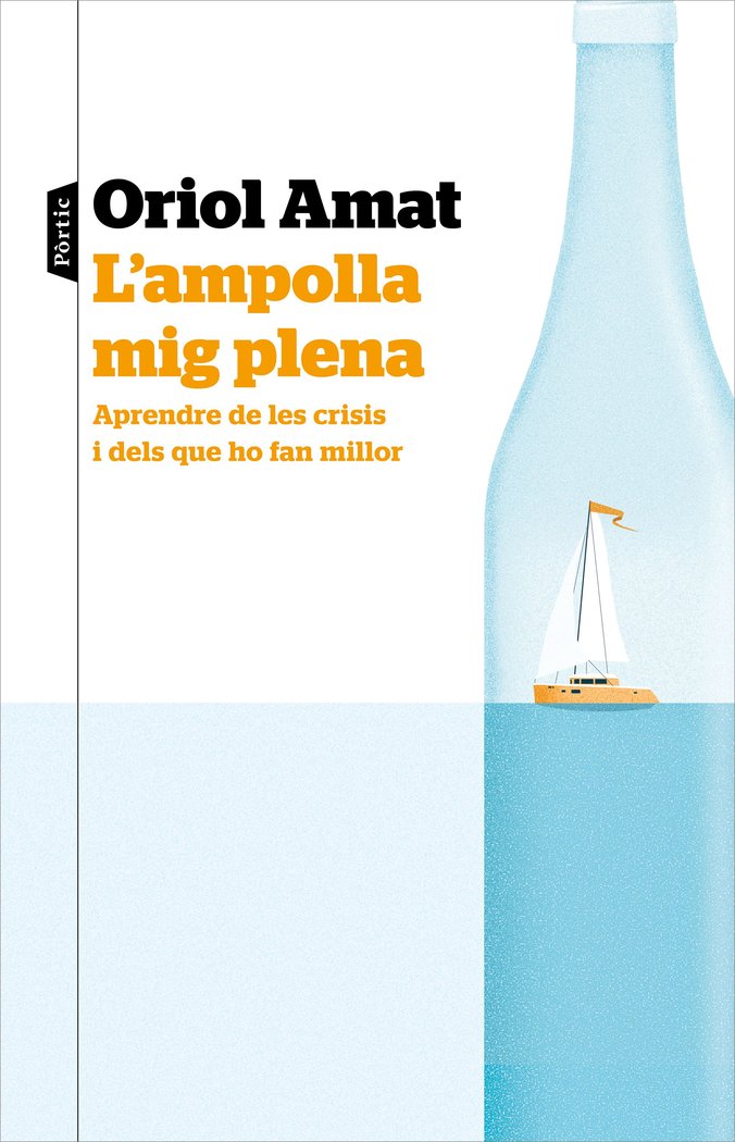 L'ampolla mig plena, de Amat | portada del libro