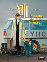 XIII 07. LA NOCHE DEL 3 DE AGOSTO, de Vance | portada del libro