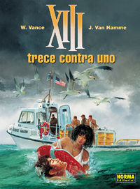 XIII 08. TRECE CONTRA UNO, de Vance | portada del libro