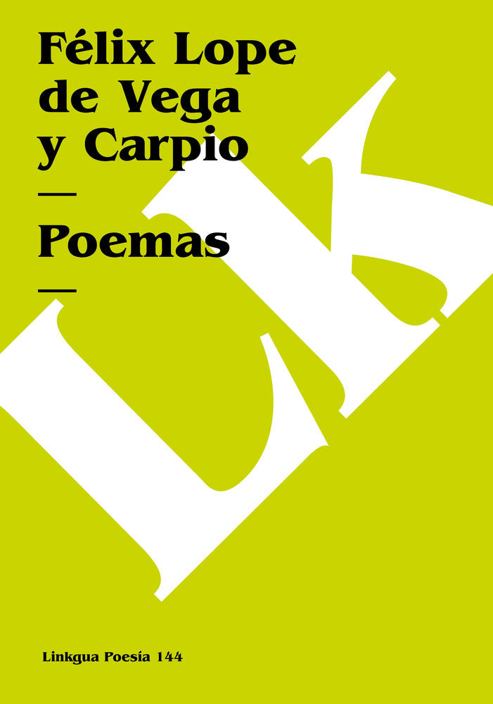 Poemas de Lope de Vega, de de Vega, Lope | portada del libro