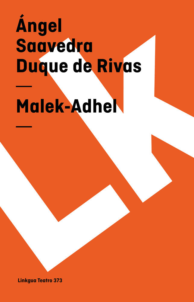 Malek-Adhel, de Saavedra. Duque de Rivas, Ángel | portada del libro