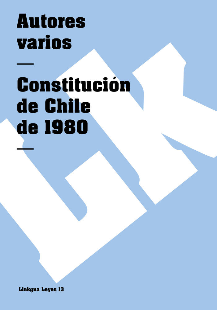 Constitución de Chile, de Varios, Autores | portada del libro