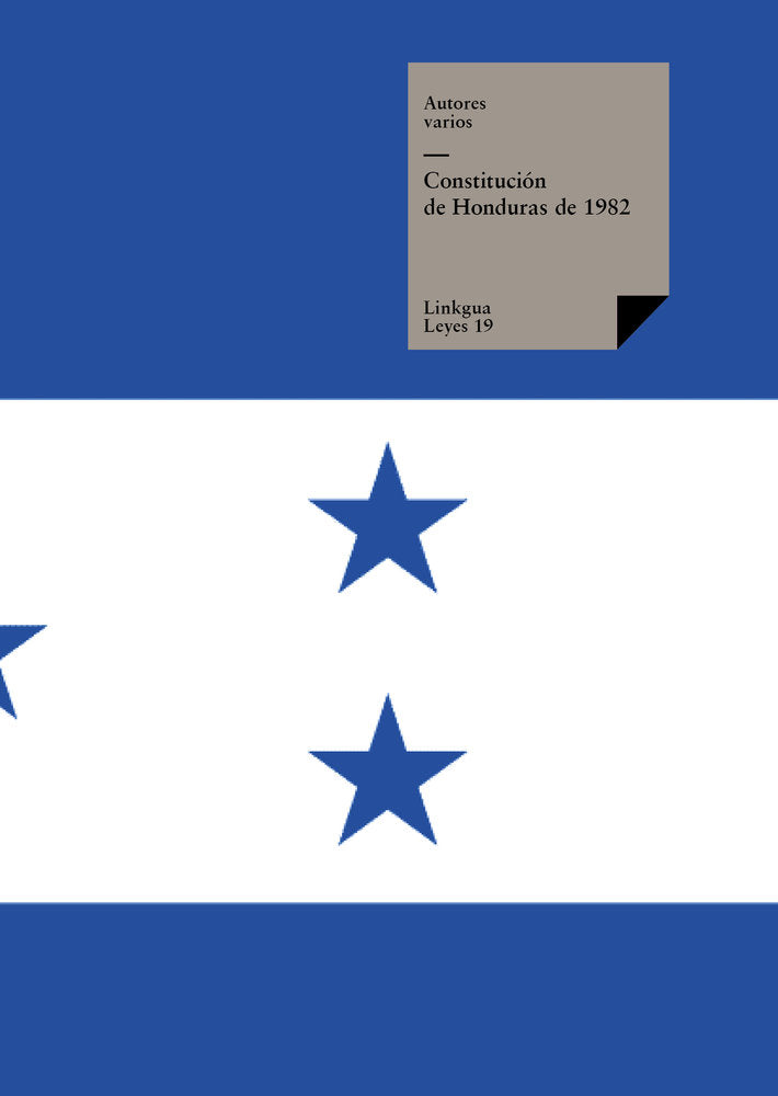 Constitución de Honduras, de Varios, Autores | portada del libro