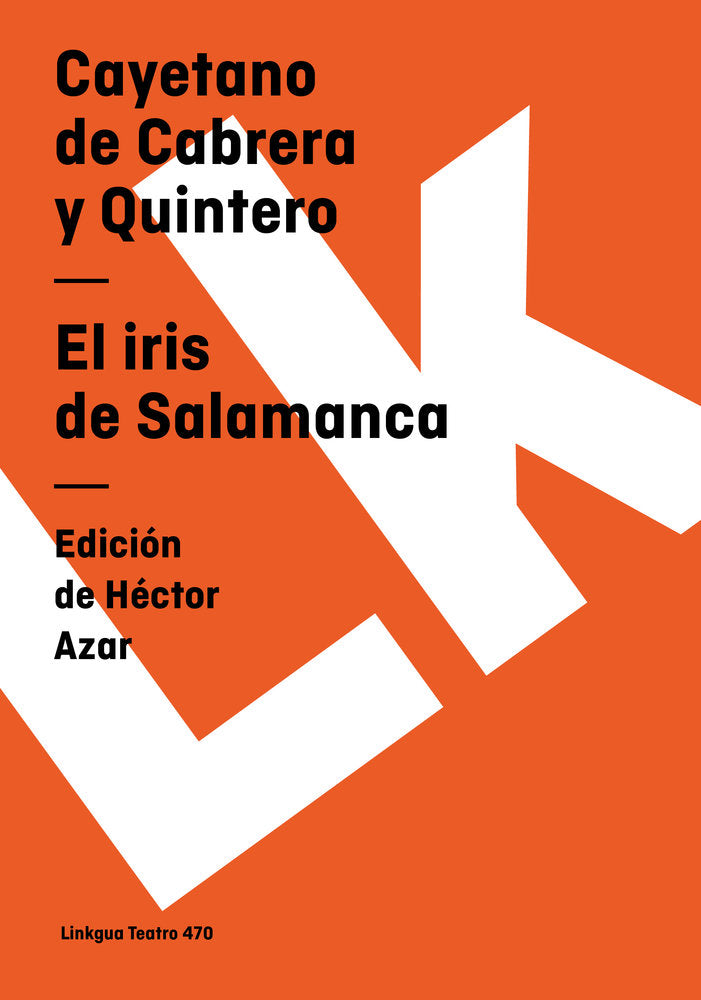 El iris de Salamanca, de de Cabrera y Quintero, Cayetano | portada del libro
