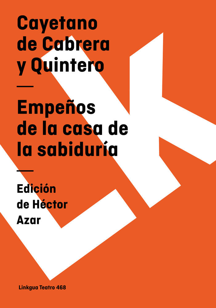 Empeños de la casa de la sabidur¡a, de de Cabrera y Quintero, Cayetano | portada del libro