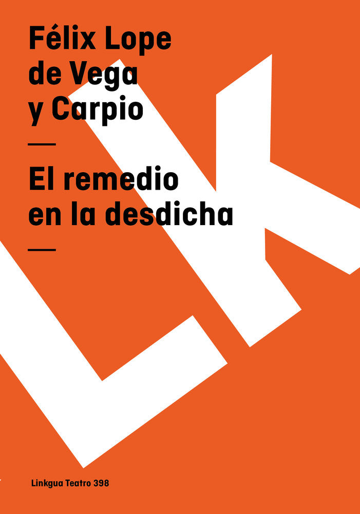 El remedio en la desdicha, de de Vega, Lope | portada del libro