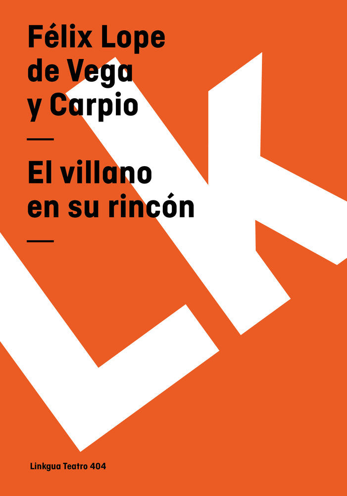 El villano en su rincón, de de Vega, Lope | portada del libro