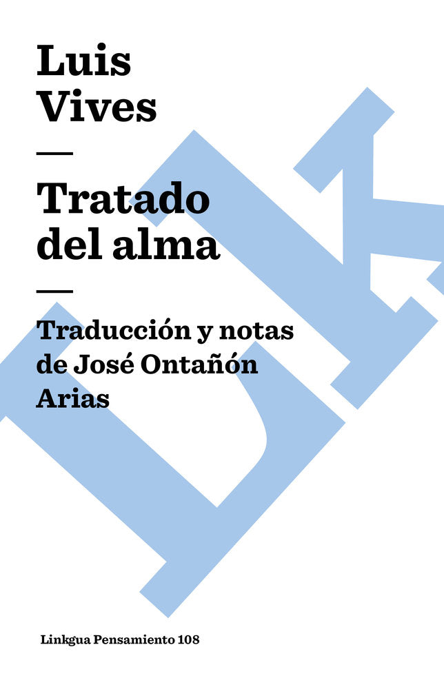 Tratado del alma, de Vives, Luís | portada del libro