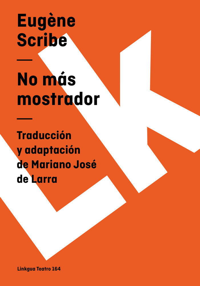 No más mostrador, de Scribe, Eugène | portada del libro