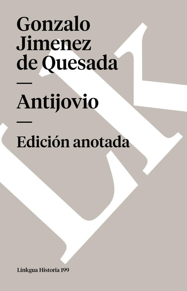 Antijovio, de de Quesada, Jiménez | portada del libro