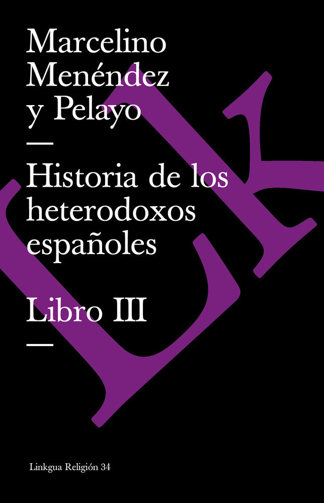 Libro III, de Menéndez y Pelayo, Marcelino | portada del libro