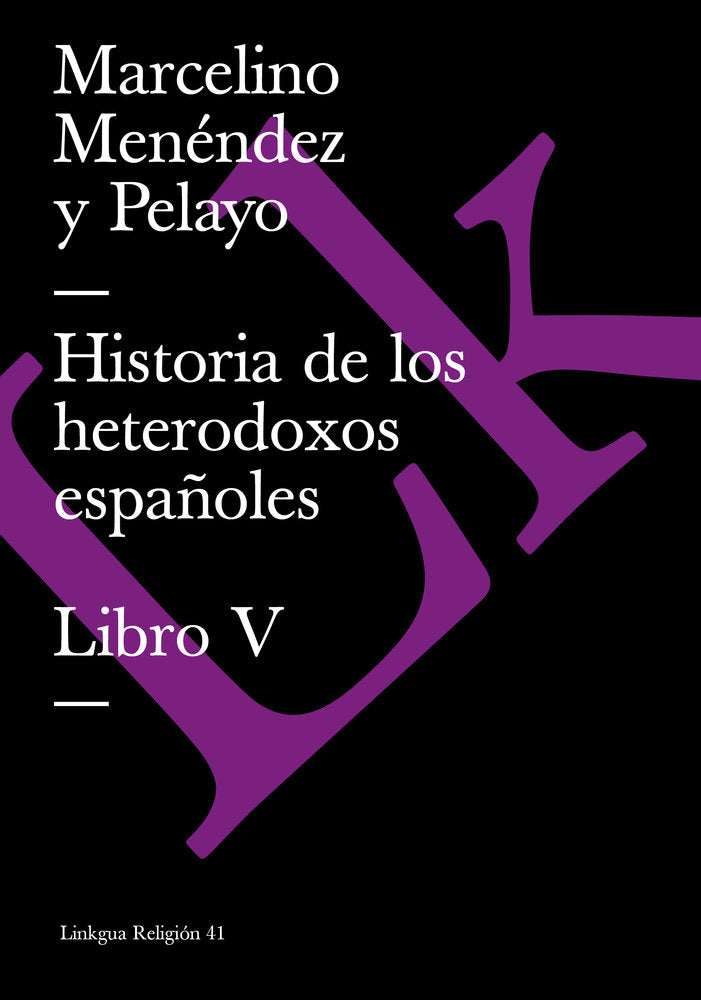 Libro V, de Menéndez y Pelayo, Marcelino | portada del libro