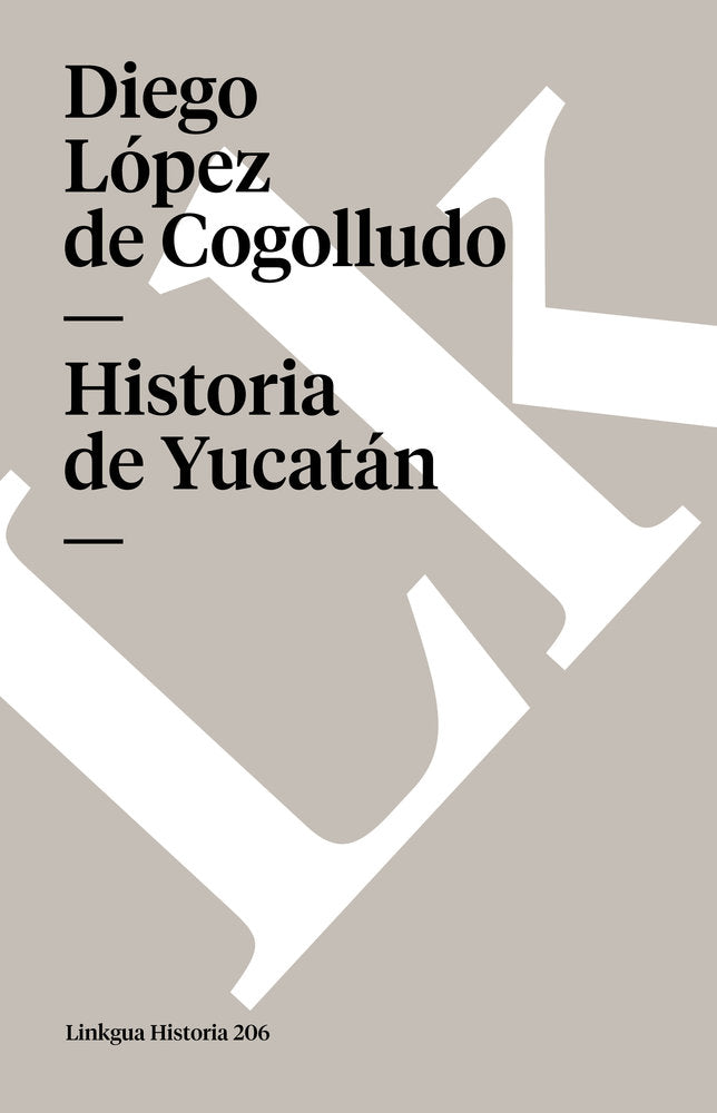 Historia de Yucatán, de Lopez de Cogolludo, Diego | portada del libro