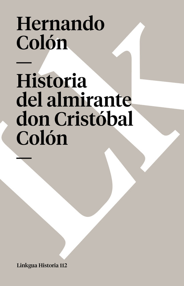 Historia del almirante, de Colón, Hernando | portada del libro