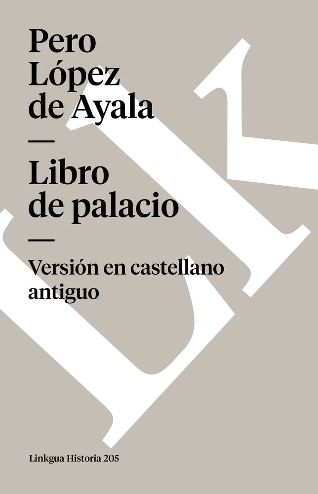 Libro del palacio, de López de Ayala, Pero | portada del libro
