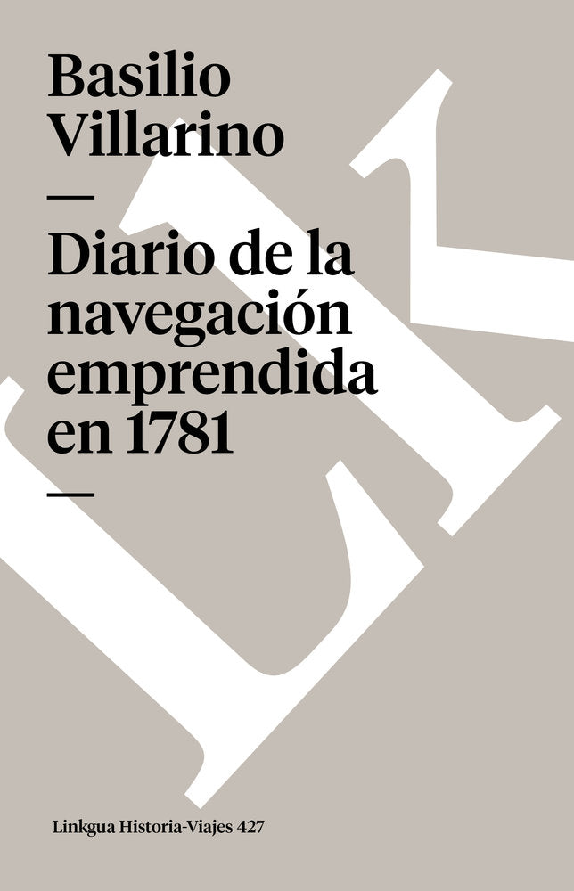 Diario de la navegación emprendida en 1781, de Villarino, Basilio | portada del libro