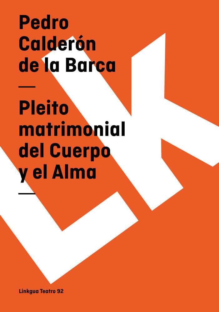 Pleito matrimonial, de Calderón de la Barca, Pedro | portada del libro
