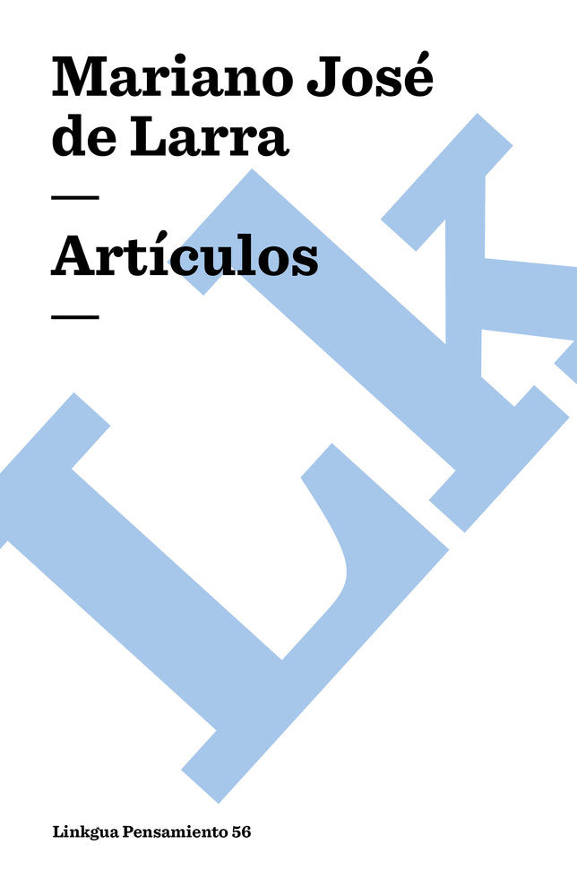 Art¡culos, de de Larra, Mariano José | portada del libro