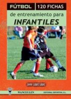 Fútbol, 120 fichas de entrenamiento para infantiles, de Javier López López | portada del libro