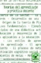 TeorÕas del aprendizaje y pràctica docente, de Pedro Gallardo Vázquez | portada del libro