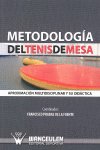 Metodología del tenis de mesa, de Pradas de la Fuente | portada del libro
