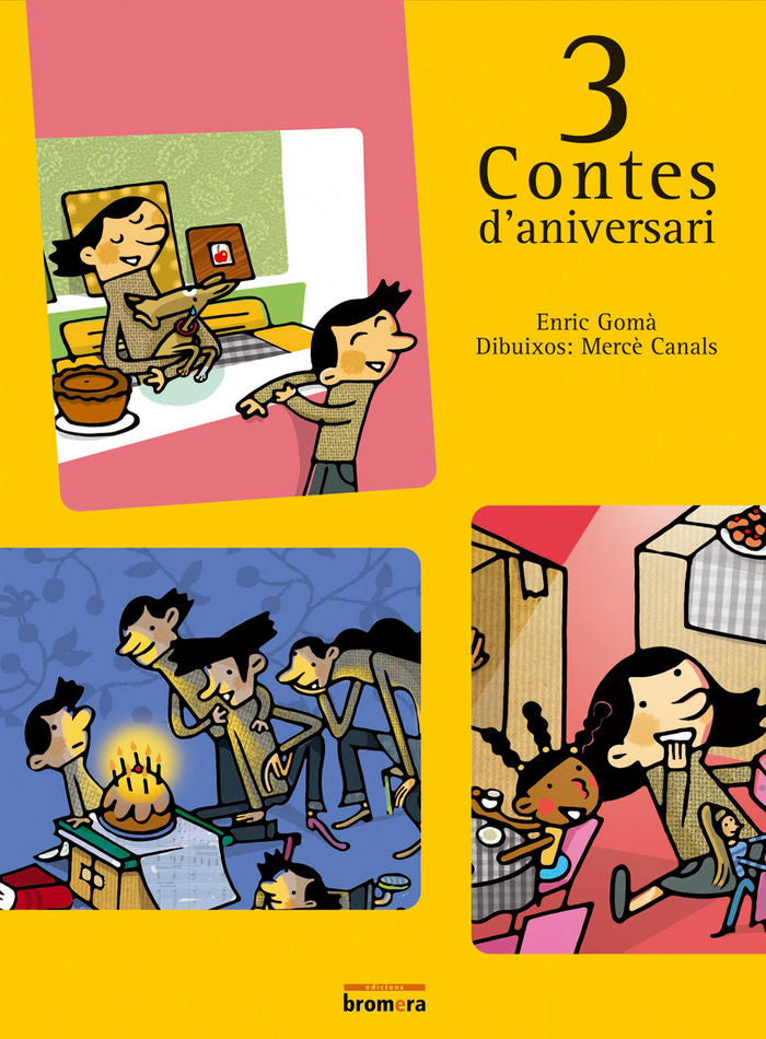 3 contes d'aniversari, de Gomà Ribas | portada del libro