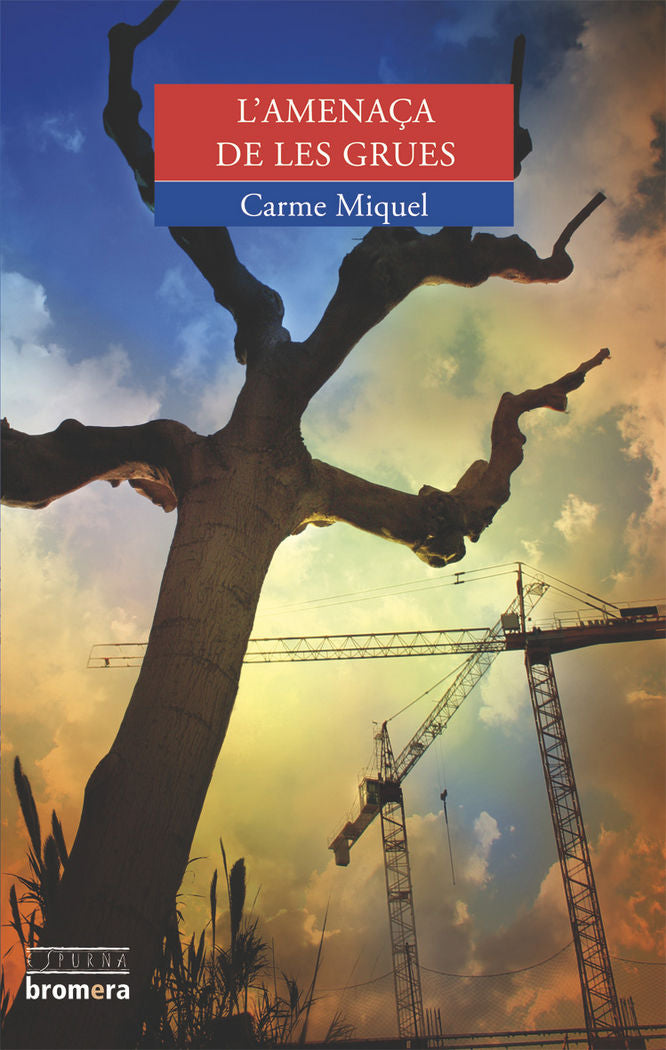 L'amenaça de les grues, de Carme Miquel | portada del libro